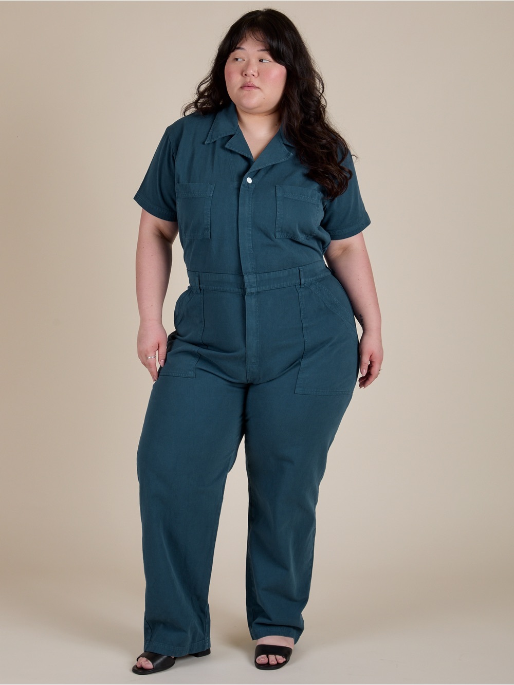 Big Bud Press Short Sleeve Jumpsuit (Lagoon)